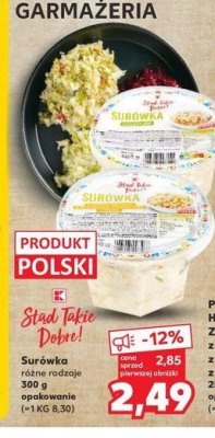Surówka coleslaw K-classic stąd takie dobre! promocja