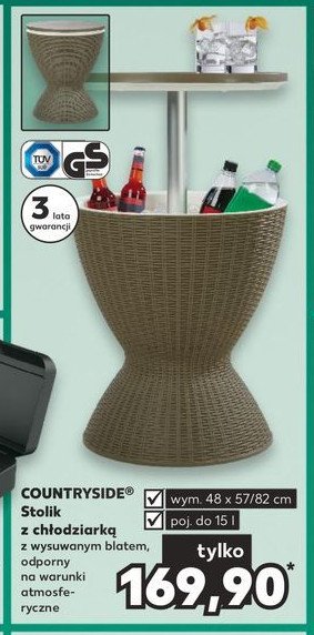 Stolik z ch艂odziark膮 K-classic countryside promocja