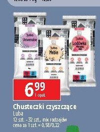Chusteczki czyszcz膮ce uniwersalne z octem Luba promocja