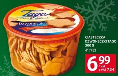 Ciasteczka Dzwoneczki Tago 300 g promocja w Selgros