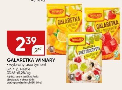 Galaretka winiary promocja w Chata Polska