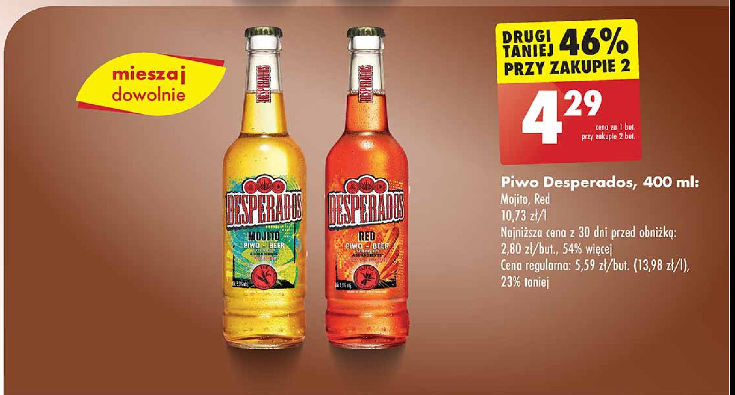 Piwo Desperados mojito Grupa żywiec desperados promocja