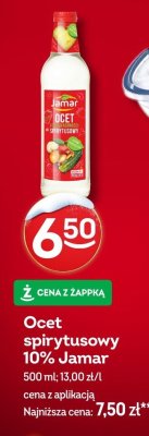 Ocet spirytusowy 10% Jamar promocja w Żabka