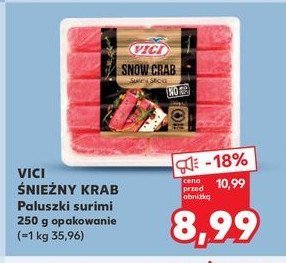 Paluszki krabowe surimi Vici promocja