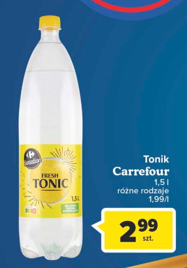 Napój tonic Carrefour promocja