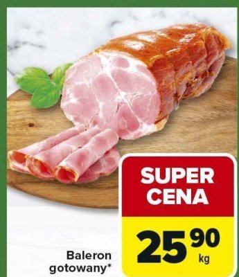 Baleron gotowany promocja w Carrefour Express