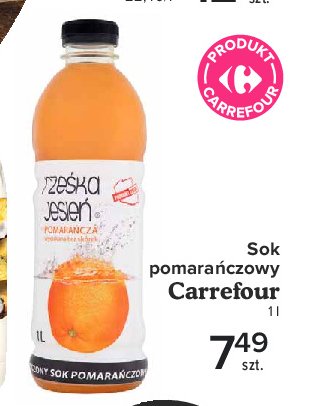 Sok pomarańczowy Carrefour promocja