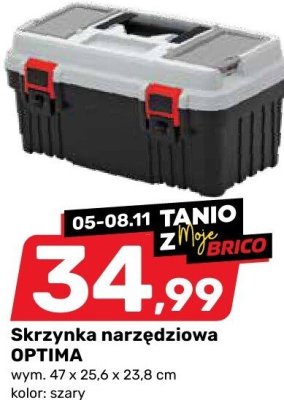 Skrzynka narzędziowa OPTIMA promocja w Bricomarche