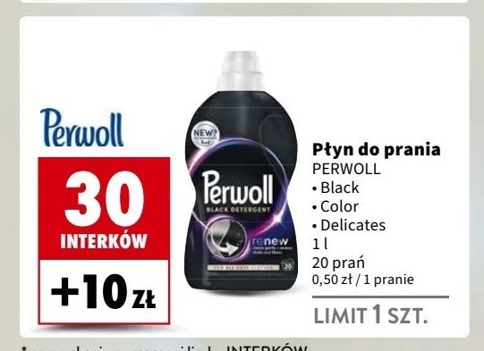 Płyn do prania wełny i tkanin delikatnych PERWOLL CARE BALSAM promocja