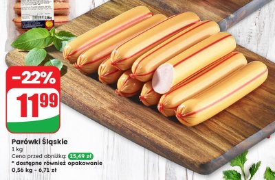 Parówki Śląskie  promocja w Dino