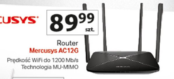 Router ac12g Mercusys promocja w Auchan