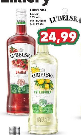 Wódka Lubelska cytrynówka promocja w Kaufland