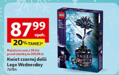Kwiat czarnej dalii Lego Wednesday 76784 promocja w Auchan