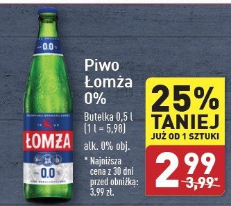 Piwo Łomża promocja w Aldi