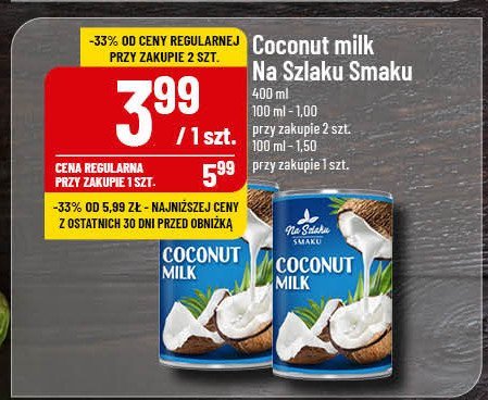 Mleczko kokosowe Na szlaku smaku promocja w POLOmarket