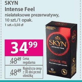 Prezerwatywy intense feel Unimil skyn promocja