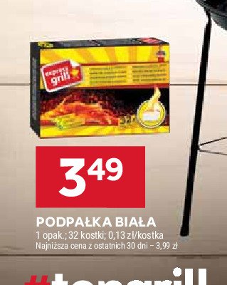Podpałka biała EXPRESS GRILL promocja w Stokrotka
