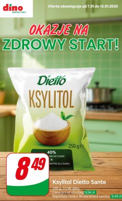 Ksylitol Dietto Sante promocja w Dino