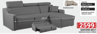 Narożnik Melfi wybrane wzory i kolory promocja w Merkury Market