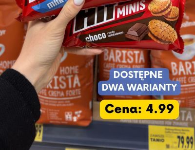 Ciasteczka minis choco promocja w Kaufland