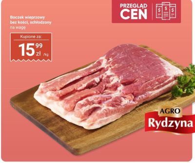 Boczek wieprzowy bez kości, schłodzony  promocja w Dino