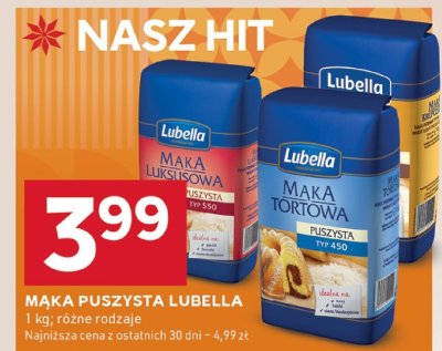 Mąka puszysta Lubella promocja w Stokrotka