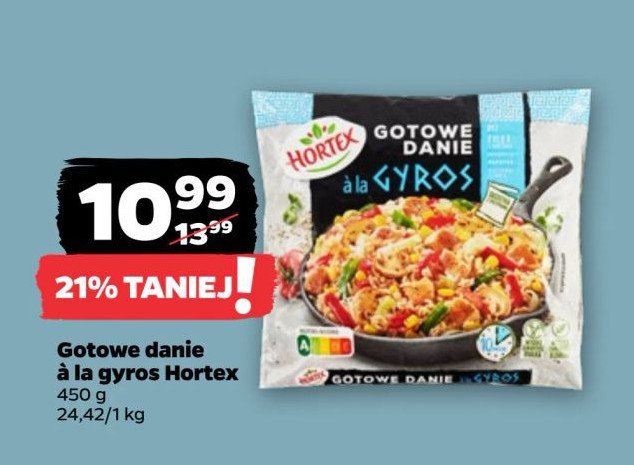 Danie a'la gyros Hortex gotowe danie promocja