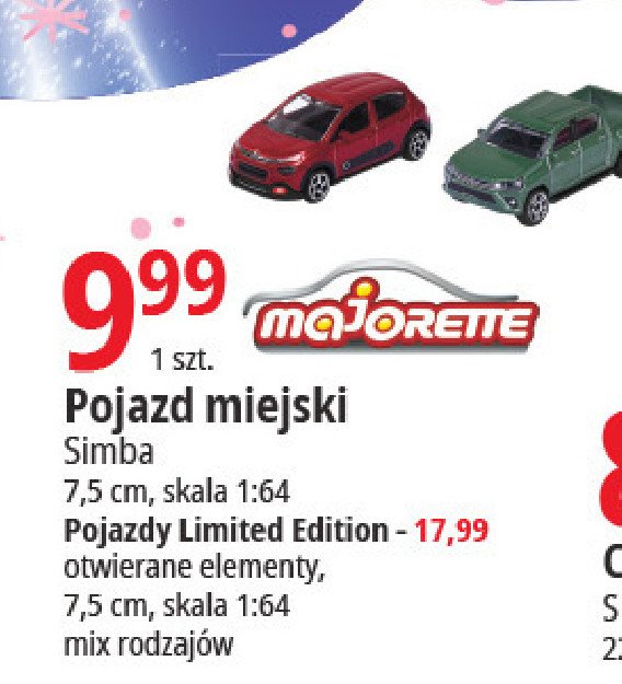 Pojazd miejski Simba promocja