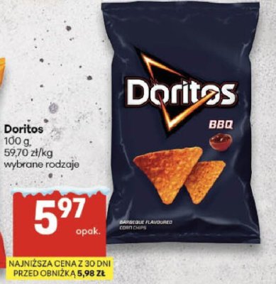 Chipsy Doritos wybrane rodzaje promocja w Delikatesy Centrum