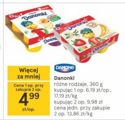 Serek brzoskwinia-gruszka-jagoda Danone danonki mega promocja