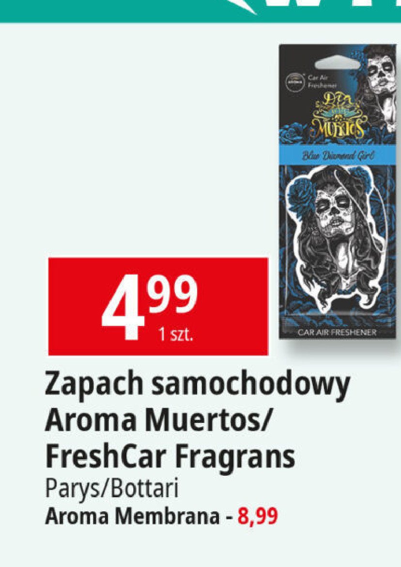 Zapach samochodowy membrana REFRESH promocja