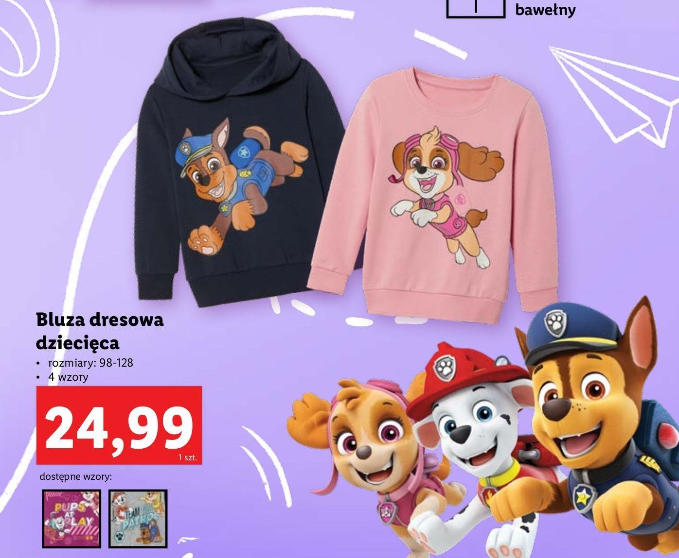 Bluza dresowa dziecięca promocja