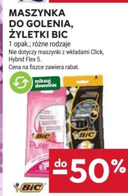 Maszynka do golenia, żyletki BIC promocja w Stokrotka