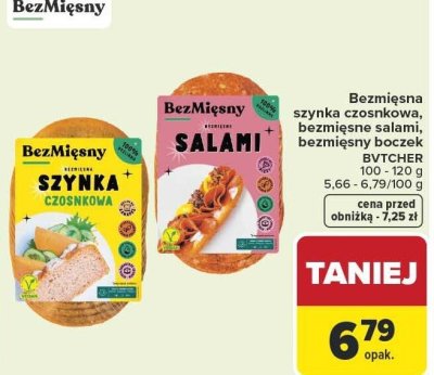 Szynka Bezmięsna szynka czosnkowa BVTCHER BezMiĘsny promocja w Carrefour
