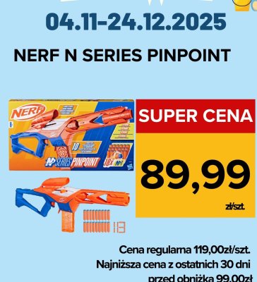 Pistolet NERF N SERIES PINPOINT promocja w Supeco