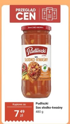 Sos słodko-kwaśny Pudliszki promocja w Dino
