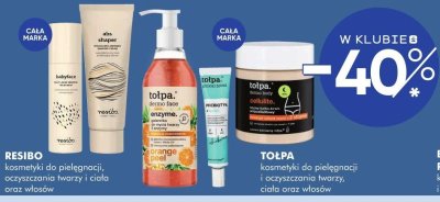 RESIBO kosmetyki do pielęgnacji, oczyszczania twarzy i ciała oraz włosów promocja w Super-Pharm