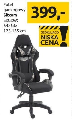 Fotel gamingowy Sitcom promocja w Black Red White