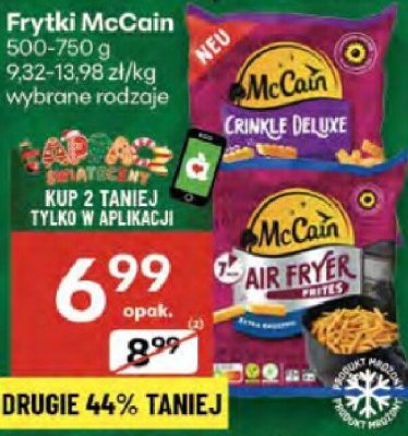 Frytki McCain wybrane rodzaje promocja w Delikatesy Centrum