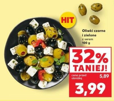 Oliwki czarne i zielone z serem feta promocja