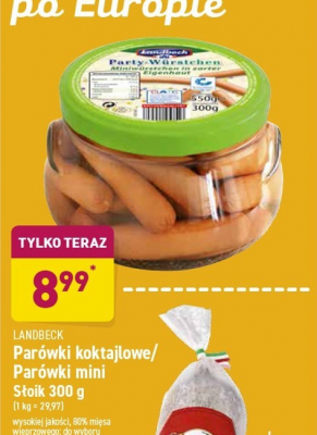 Parówki koktajlowe Landbeck promocja