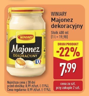 Majonez dekoracyjny Winiary promocja