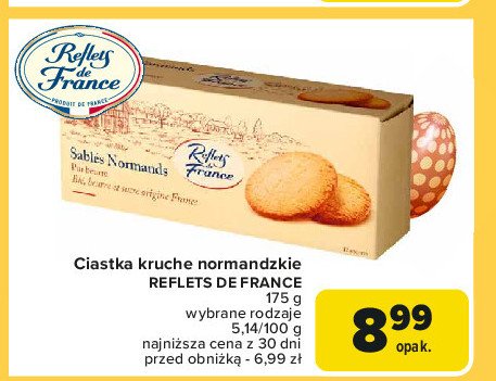Ciastka z normandii Reflets de france promocja