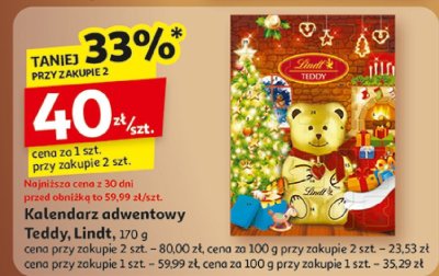 Kalendarz adwentowy promocja w Auchan