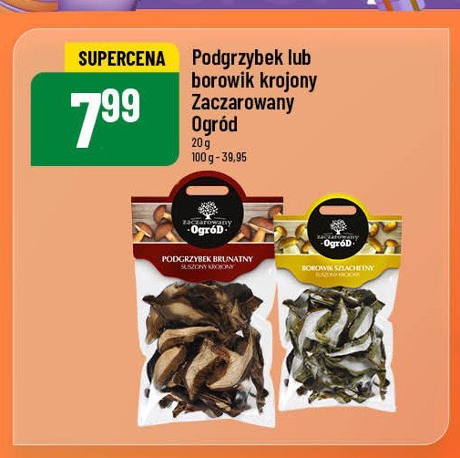 Podgrzybki suszone Zaczarowany ogród promocja