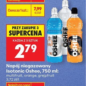 Napój niegazowany Isotonic 750 ml multifruit promocja w Biedronka