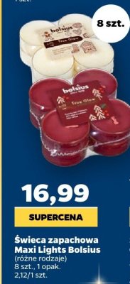 Świeca zapachowa Maxi Lights, różne rodzaje promocja w Netto