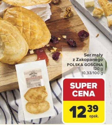 Ser mały z Zakopanego Polska Gościna promocja w Carrefour