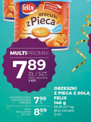 Orzeszki z pieca z solą Felix 140 g promocja w Duży Ben