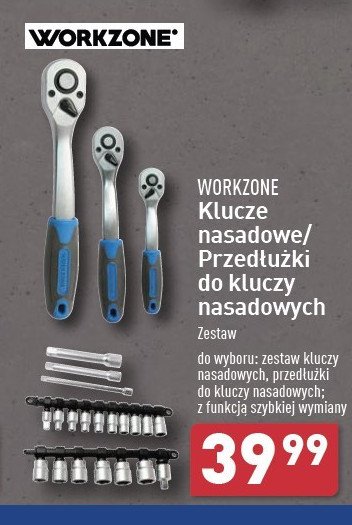 Zestaw kluczy nasadkowych WORKZONE promocja